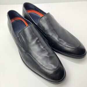 Cole Haan Men's Lenox Hill Venetian Black Leather Slip On Loafers